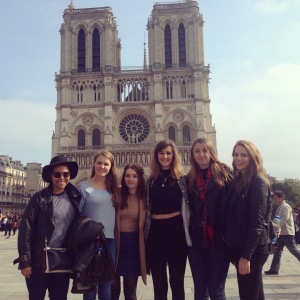 The Paris crew!- Rose, Rachael, Jazz, Mared, Abi and me